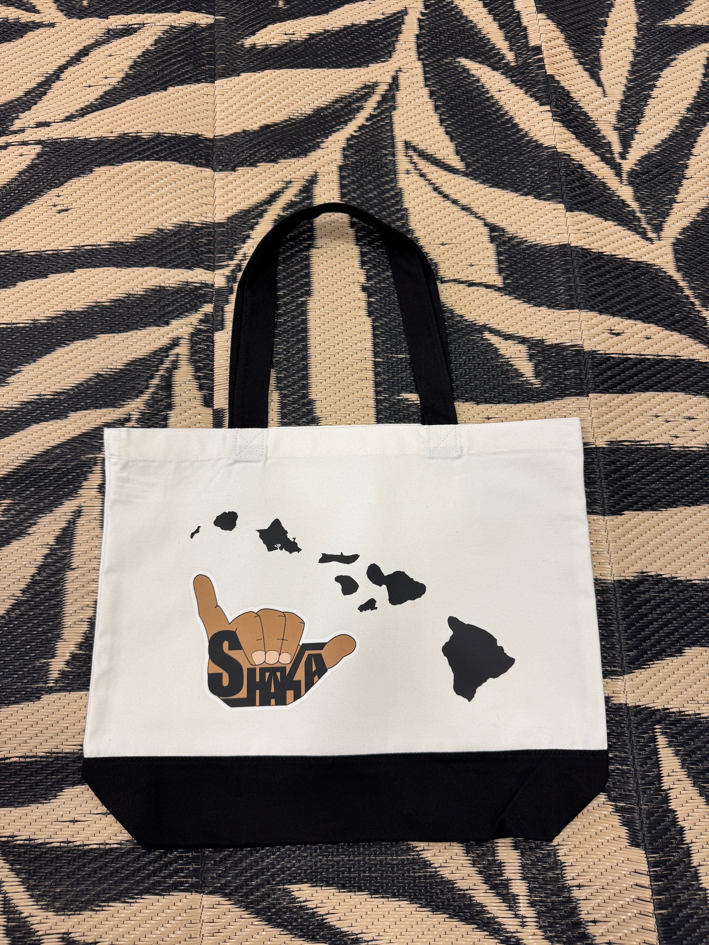 SHAKA ISLAND CANVAS TOTE