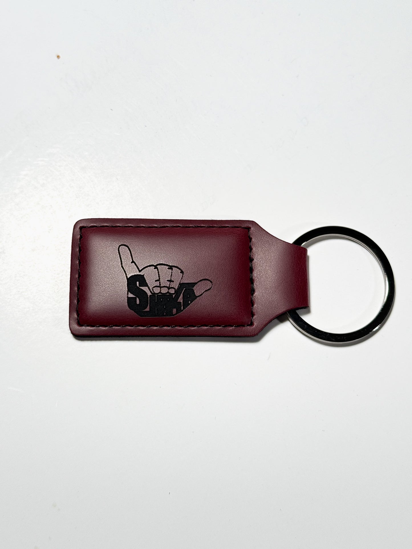 IWA LEATHER KEYCHAIN