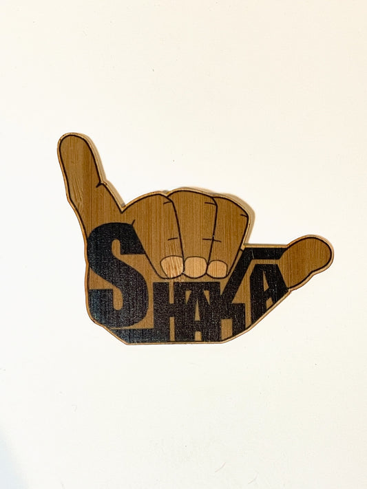 SHAKA BAMBOO STICKER