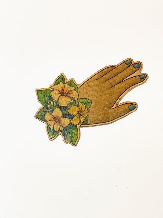 WRIST LEI BAMBOO STICKER