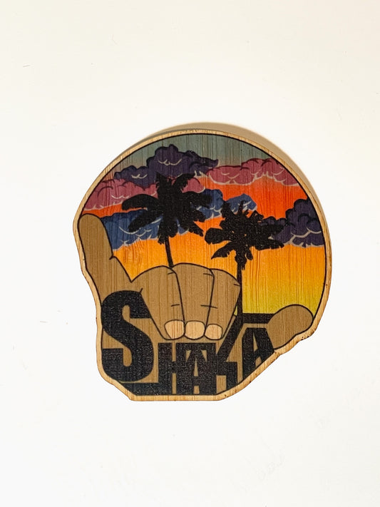 SUNSET BAMBOO STICKER